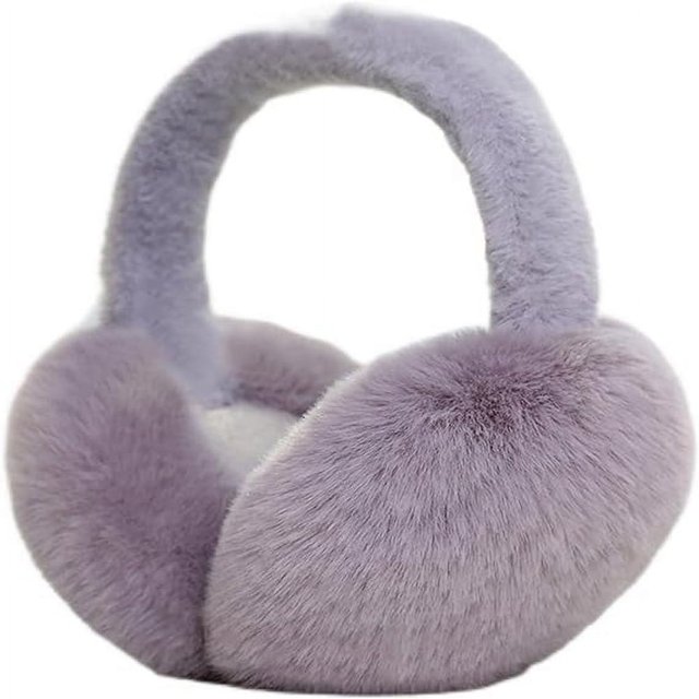 SUTENGDA Cache-Oreilles Moelleux pour Femmes Cache-Oreilles Pliables en Peluche pour Enfants Cache-Oreilles d'Hiver pour Filles Garçons Réchauffe-Oreilles pour Temps Froid