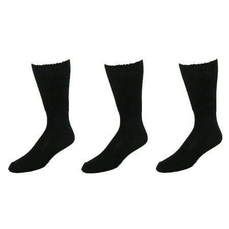 Extra Wide Sock Co. Men's Cotton Wide Big and Tall Tube Socks (Pack of ...