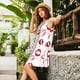 thumbnail image 2 of Fotbe Red Lips Vestido de Verano sin Mangas para Mujer – Vestido Midi Línea A, Estilo Camiseta Floral, Vestido Playero Casual y Fluido, 2 of 7