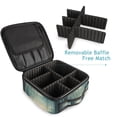 thumbnail image 4 of FORMRS Travel Makeup Bag Large Capacity Train Case Cosmetic Organizer with Adjustable Dividers, Night Forest Scene, 4 of 8