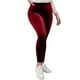 thumbnail image 2 of Karight Women's High Waist Velvet Elastic Leggings Velvet Warm Yoga Pants Buttery Soft Velour Leggings, 2 of 5