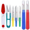 thumbnail image 1 of Ounissouiy Paquete de 7 puntadas de costura para manualidades, desgarrador de costura de punto de cruz DIY, hilo de tejer Manual, tijeras para Artesanía, 1 of 6