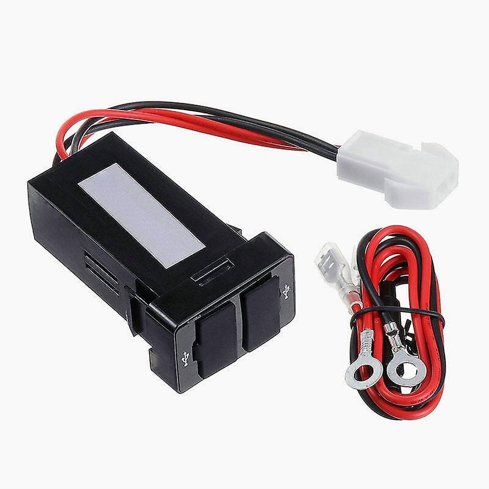 12V/24v Dual Port Car Charger Adapter compatible In-car Socket Lighter_Perfect Gift