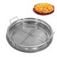 thumbnail image 3 of Bandeja redonda antiadherente para verduras, escurridor de aceite, cesta de malla para , sartén para freír, parrilla, horno, bandeja de malla Plata Macarena Bandeja para verduras, 3 of 7