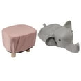thumbnail image 1 of Animal Footstools, Foot Rest For Couch Cute Elephant Shaped Footstools Footrest Ottoman With Non Slip Feet For Home, 1 of 8