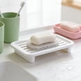thumbnail image 6 of 4 Pack Drainable Soap Dish Mat, Quick-Drying Mesh Soap Holder, Non-Slip Soap Pad To Keep Bar Soap Dry and Prevent Softening, for Bathroom Kitchen, 4 Pieces, 6 of 6