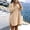 Khaki, variant on Blmnix Button Down Dress for Women Polo Short Dress Striped Dress Under Dress Green Long Sleeve Collared Mini Womens Summer Dresses Casual XL