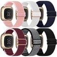 thumbnail image 2 of Bandas de Nylon Elásticas Compatibles con Fitbit Versa 3/Fitbit Sense,, 2 of 2