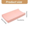 thumbnail image 3 of Cotton Changing Pad Cover Breathable Cover Cotton Changing Pad Sheets Soft Stretchy Diaper Change Table Sheets 32x16in, 3 of 9