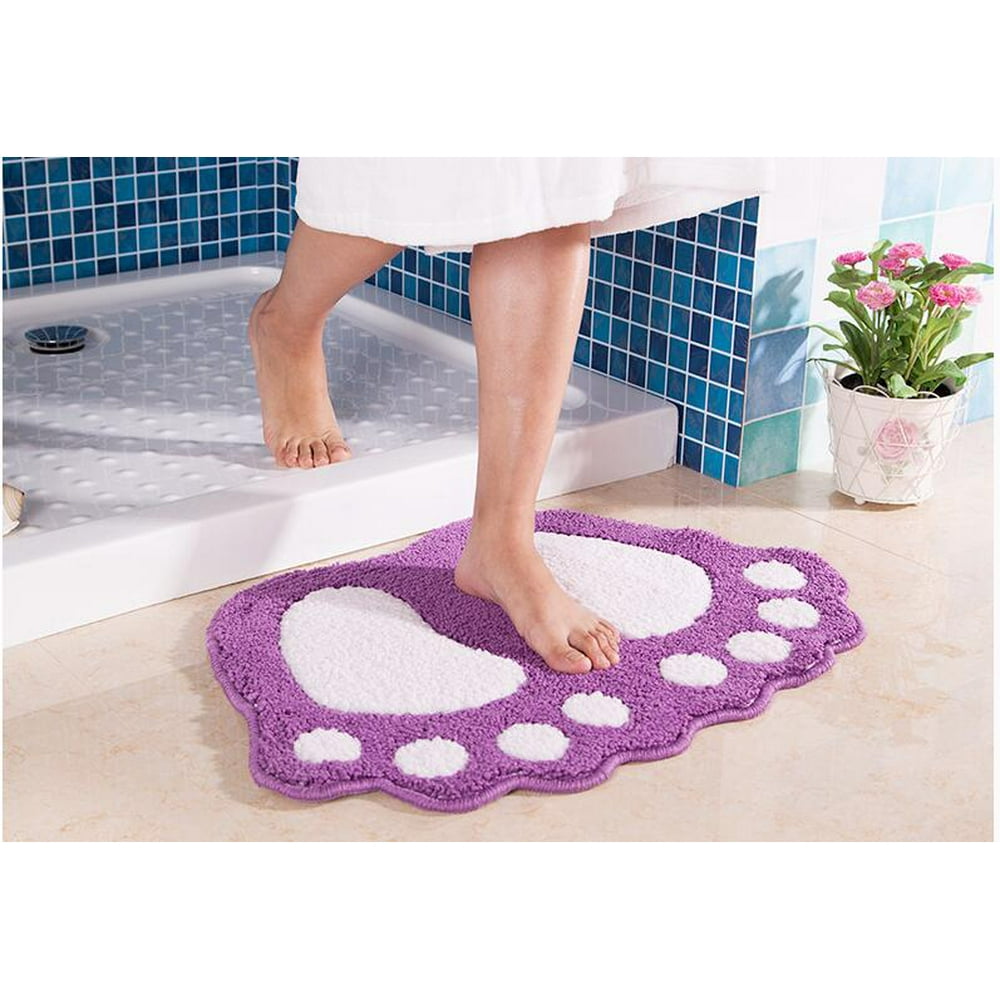 Big Feet Bath Toilet Mat Area Rugs Carpet Doormat Floor Mat Absorbent