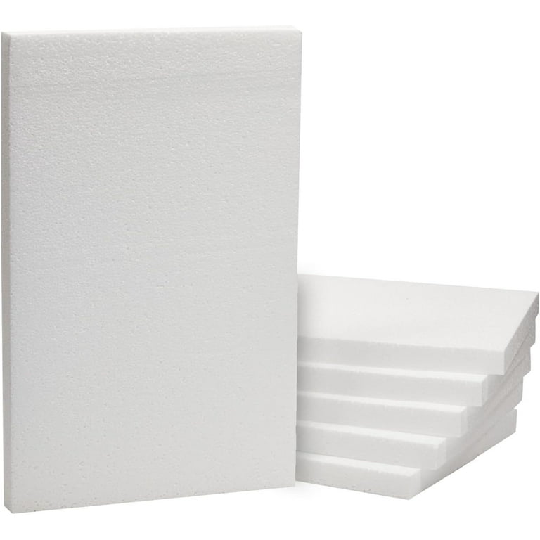 Bead board, polystyrene, white, 13 x 8-7/8 inch rectangle. Sold