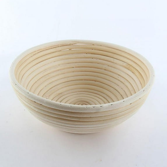 Clearance! Oval Round Bread Banneton Proofing Basket & Liner Brotform Dough Rising Rattan Handmade rattan bowl - 5 Sizes