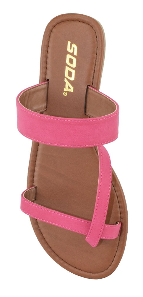 fuchsia pink sandals