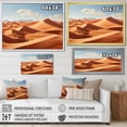 thumbnail image 4 of Designart "Desert White Dunes II" Landscapes Floater Framed Wall Decor, 4 of 7
