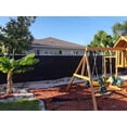 thumbnail image 2 of Home Aesthetics 6' x 50' Black Fence Wind Privacy Screen Mesh Commercial Cover, 2 of 8