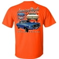 thumbnail image 4 of Fair Game American Muscle 1967 Mustang Ford T-Shirt-Orange-M, 4 of 5