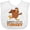 AA-White, variant on Inktastic Daddy's Little Turkey Boys or Girls Baby Bib