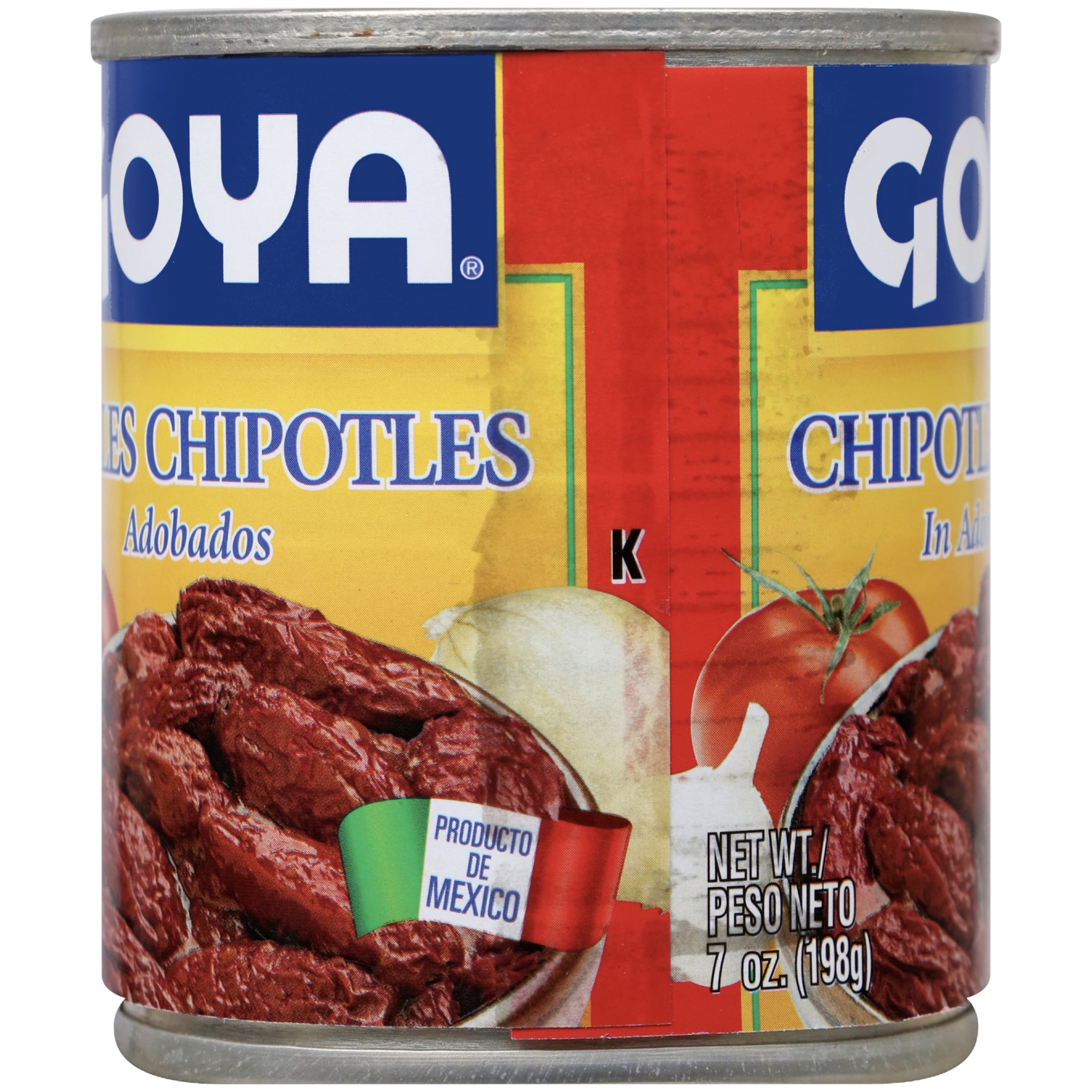 (4 pack) Goya Chipotle Peppers in Adobo Sauce 7.0 oz - Gluten-Free, Vegetarian
