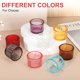 thumbnail image 4 of Tarros de vela vacíos de vidrio Uxcell, 4 Pcs, recipientes acanalados para hacer velas, regalos de bricolaje, decoración del hogar, almacenamiento, púrpura, 4 of 6