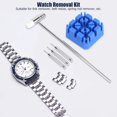 thumbnail image 2 of Veeki Watch Repair Kit, Watch Link Removal Tool Kit, for Watch Link Removal and Resizing, Watch Strap Link Remover, with 4 Punching Pins, Watch Repair Tool Kit for Watchmakers-51504, 2 of 5