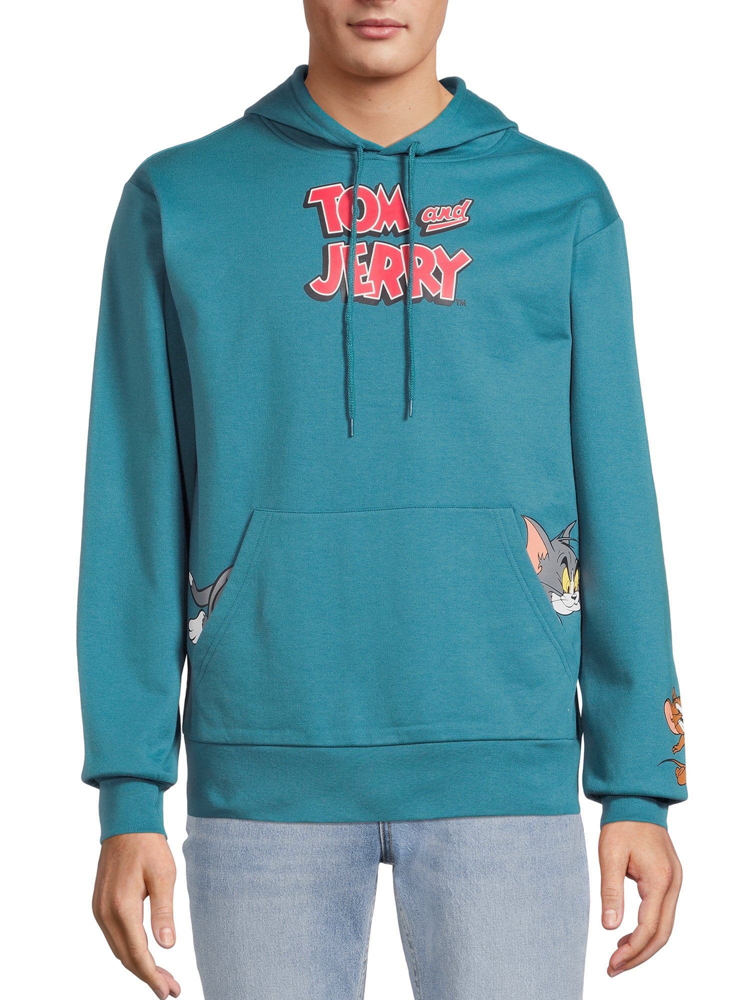Tom and Jerry Men's & Big Men's Graphic Hoodie - Walmart.com