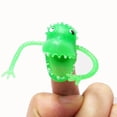 thumbnail image 5 of Juego de marionetas de plástico con forma de dinosaurio para niños, 10 unidades, HUOGUO, 5 of 5