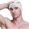 thumbnail image 3 of FYBTO Casquette de Natation Poisson Peinture de Style Chinois Adulte FYBTO Polyester, 3 of 4