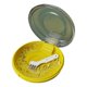 thumbnail image 1 of Portable Retainer Case Mouth Guard Case Silicone Sealing Ring Large Capacity Multifunctional Denture Case for Home Travel Work Yellow, 1 of 5