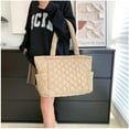 thumbnail image 6 of Kukuzhu Quilted Tote Bag for Women Trendy Purses Puffer Tote Bag Women Aesthetic Tote Bag Puffy Bag Quilted Bag, 6 of 7