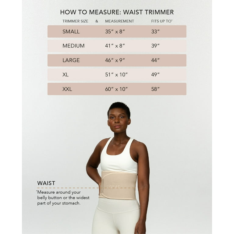  Sweet Sweat Waist Trimmer, by Sports Research - Get More From  Your Workout - Sweat Band Increases Stomach Temp to Cut Water Weight - Gym  Waist Trainer Belt for Women 