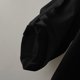 thumbnail image 3 of Camisa De Botones Para Hombre Camisa de lino de algodón de media manga sólida informal con cuello vuelto para hombre Camisa con botones (Black, XXL), 3 of 6