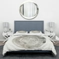 thumbnail image 2 of Designart 'Circle natural elements IV' Geometric Duvet Cover Set, 2 of 4