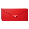 thumbnail image 1 of NACH Wall Mounted Envelope Style Mailbox with Hinged Lid, 14.13 x 3.5 x 6 Inches, Red, MB 6915RED, 1 of 1