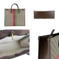 thumbnail image 3 of Pre-Owned GUCCI Handbag Shoulder Bag Tiger GG Medium Supreme Canvas Brown Red Men... (Good), 3 of 5