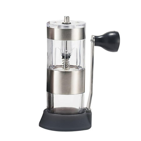 

Coffee Grinder Stainless Steel Transparent Body One-Piece Central Axis Manual Coffee Mill