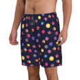 thumbnail image 2 of Kdxio Planets Pattern Mens Casual Shorts - Drawstring Summer Beach Sports Shorts for Men, 2 of 5
