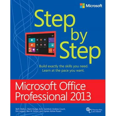 Microsoft Office Professional 2013 Step By Step Walmart Com