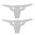 thumbnail image 3 of 2 cuchillas de acero inoxidable para desbrozadora de 3 dientes, cuchillas antienrollamiento, accesorios para deshierbe, 20 cm de largo, 3 of 14