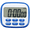 Blue, variant on JUANCHENG 24 Hour Digital Timer with LCD Display Countdown Clock for Multi-Purpose Count Up