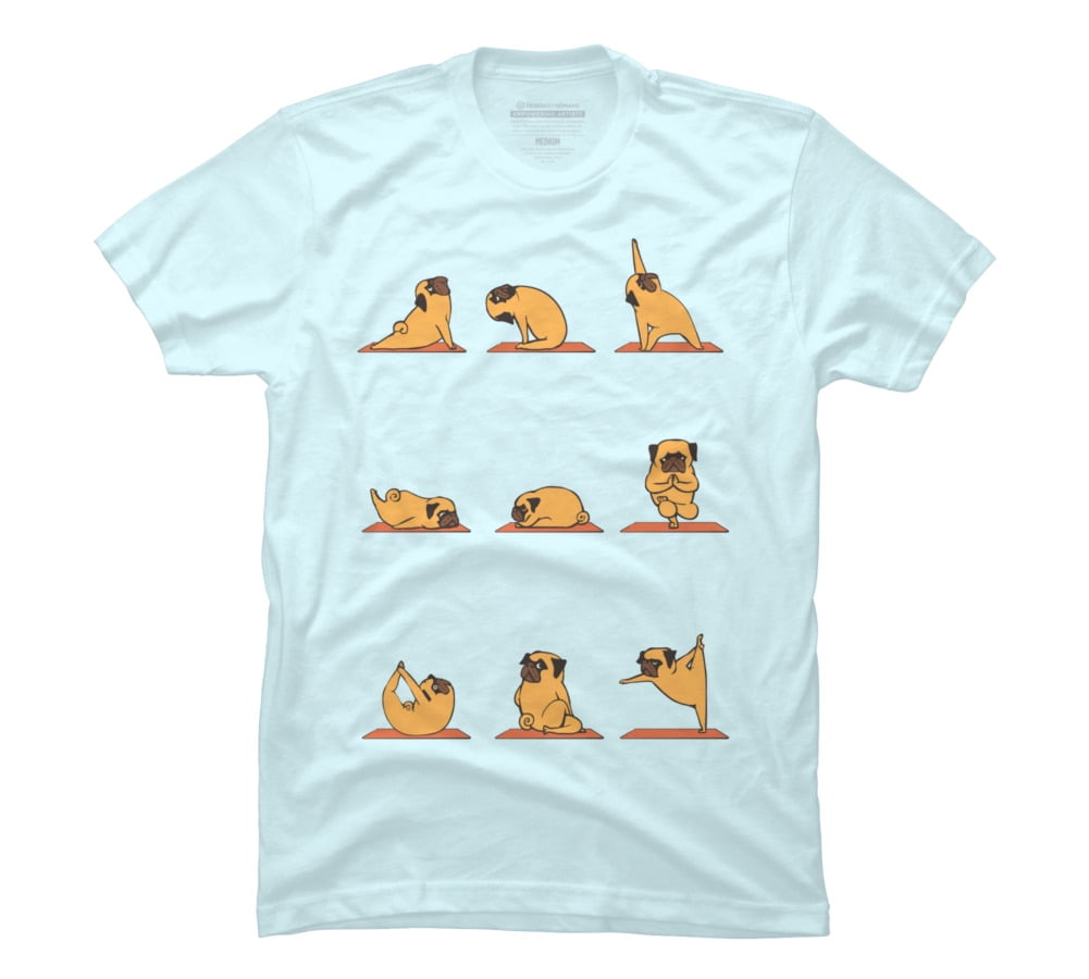 pug yoga shirt