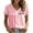 Light Pink, variant on JULMCOMO Breast Cancer Awareness Shirts for Women I WON Pink Ribbon American Flag Gingham Cuff V Neck Graphic Tees Breast Cancer Loose Casual T Shirts White XL