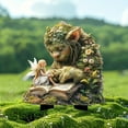 thumbnail image 5 of ​​ZCSKFIN Garden Decorative Troll Stake with Book, Whimsical Outdoor Sculpture for Garden Beds and Patio, Fantasy-Themed Ornament for Yard and Landscape Embellishment​​, 5 of 7