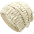 thumbnail image 1 of LinYooLi Women Knitted Slouchy Cable Beanie Skull Thick Hat Soft Warm Winter Ski Cap, 1 of 4