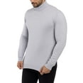 thumbnail image 5 of X RAY JEANS Mens Turtleneck Sweater Pullover, Light Heather Grey, 3XL, 5 of 10