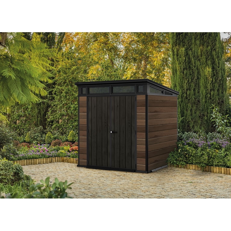 Keter Signature 7x7 ft. Durable Resin Outdoor Storage Shed With