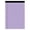 Purple, variant on Color-Coded Wide-Ruled Notepad Set with 50 Sheets, Perforated for Clean Removal, Left-Side Margin for Structured Writing, Perfect for Home, Office, and Study Groups, 1 Notebook, By Huiing