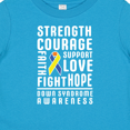 thumbnail image 4 of Inktastic Down Syndrome Awareness Strenth Courage Support Boys or Girls Baby T-Shirt, 4 of 5