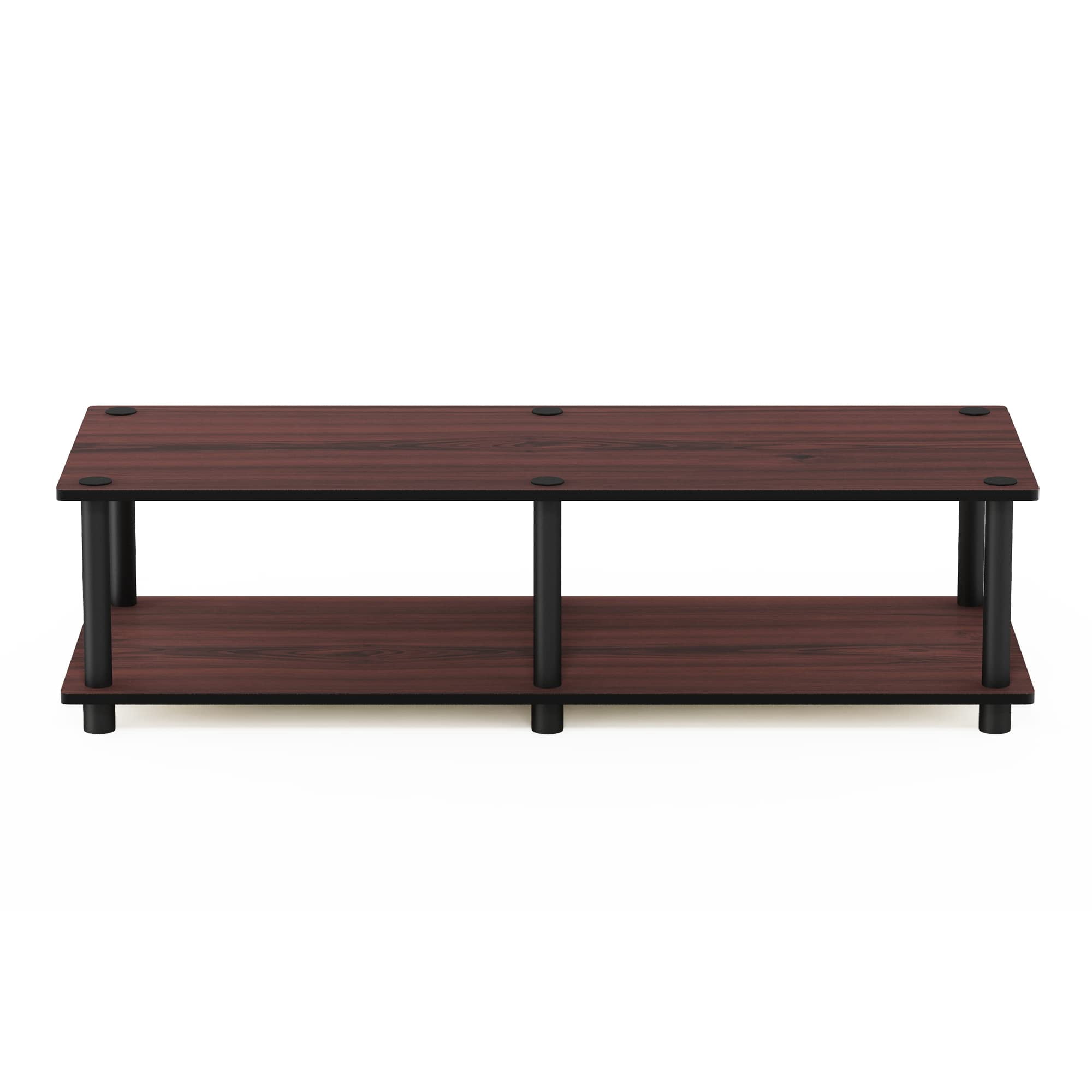 Furinno Just No - Tools Low Rise Wide TV Stand or Play Table, Black & Brown