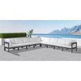 thumbnail image 4 of Meridian Furniture Nizuc White Outdoor Patio Modular Sectional, 4 of 8