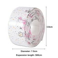 thumbnail image 6 of Tnobhg Toilet Bottom Stickers Self-adhesive PVC Decals Vinyl Art Decoration Creative Flower Wall Corner Edge Stickers Removable Bathroom Ceramic Tile Stickers Home Decoration, 6 of 8
